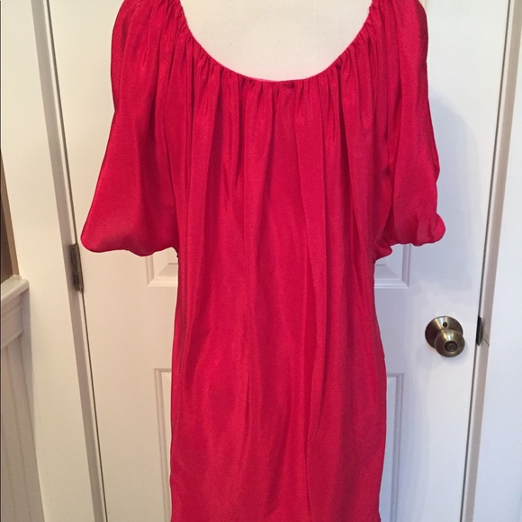 PHOEBE COUTURE DRESS BARBIE CORE MINI COLOR BLOCK PINK RED Size 2 - Picture 7 of 8